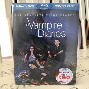 VAMPIRE Diaries, Complete Third Season, DVD‎ & Blu-Ray Combo Pack, New, Sealed